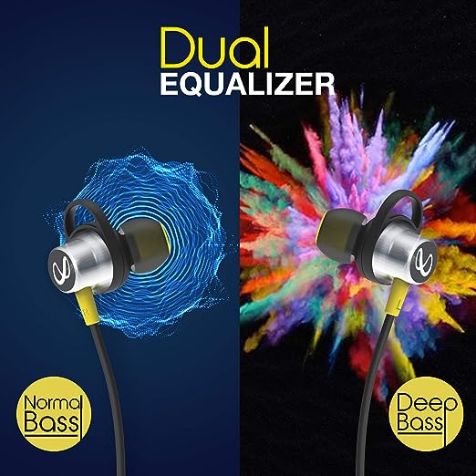 Infinity - JBL Glide 120, in Ear Wireless Earphones with Mic, Deep Bass, Dual Equalizer, 12mm Drivers, Premium Metal Earbuds, Comfortable Flex Neckband, Bluetooth 5.0, IPX5 Sweatproof (Black & Yellow) Infinity - JBL Glide 120, in Ear Wireless Earphones with Mic, Deep Bass, Dual Equalizer, 12mm Drivers, Premium Metal Earbuds, Comfortable Flex Neckband, Bluetooth 5.0, IPX5 Sweatproof (Black & Yellow)